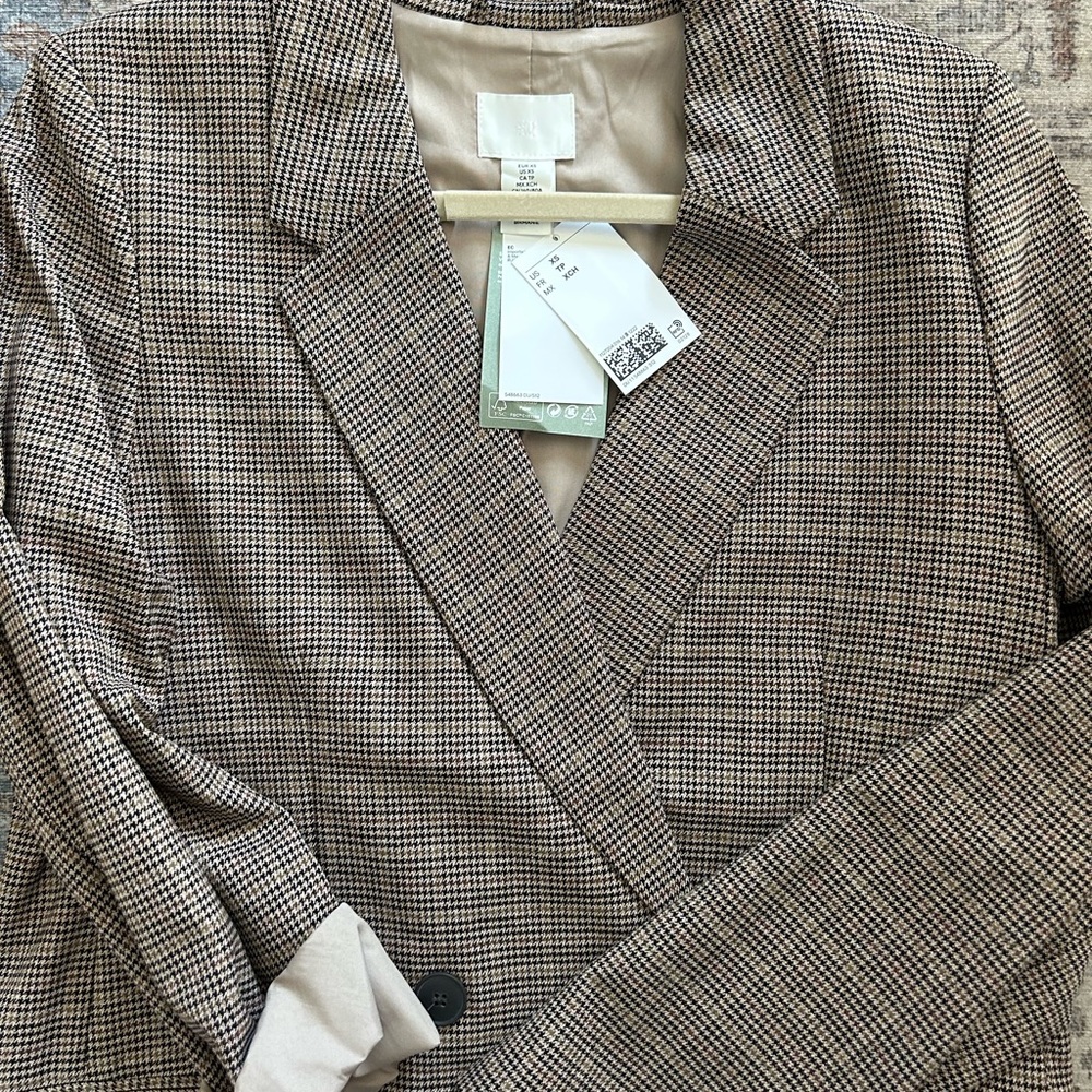 H&M Blazer Patterned NWT